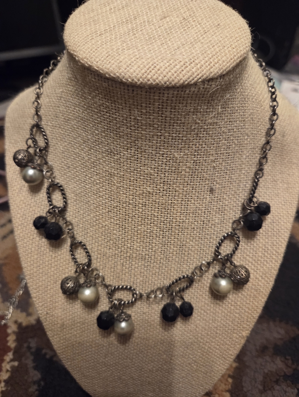 Silver Adjustable Chain Necklace - Silver